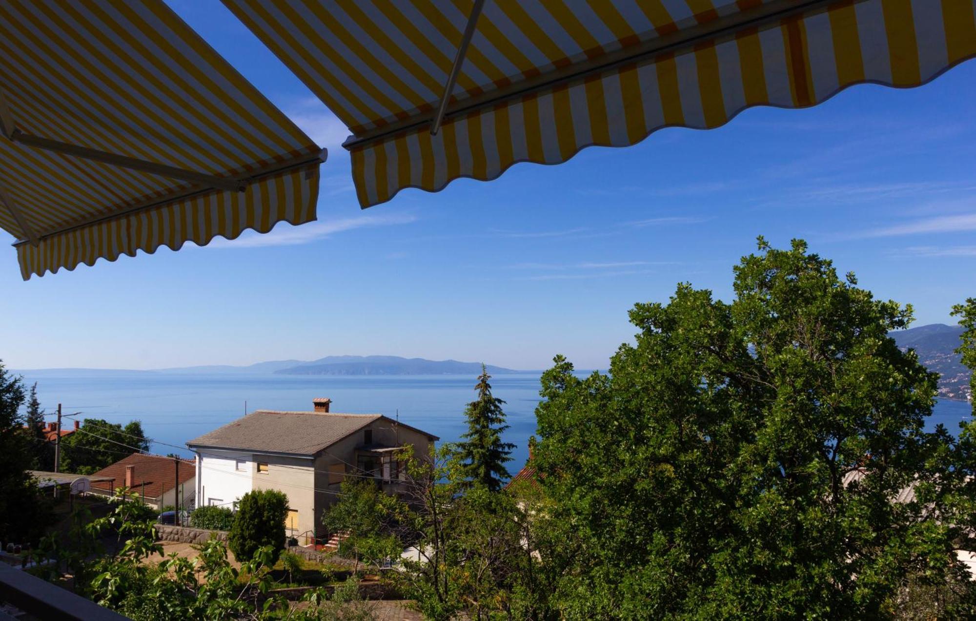 Apartmán Sea View Retreat With 170Mbps Wifi And Sunny Balcony Kastav Exteriér fotografie